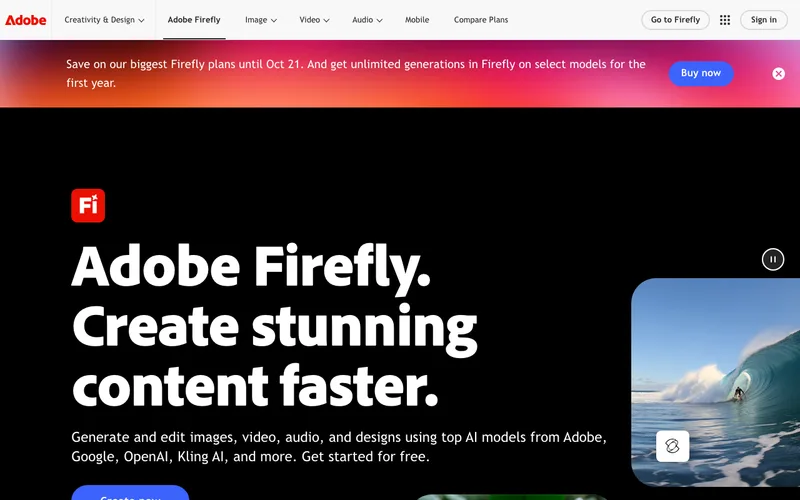 Adobe Firefly official product image