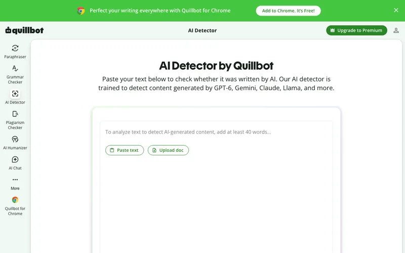 QuillBot AI Detector official product image